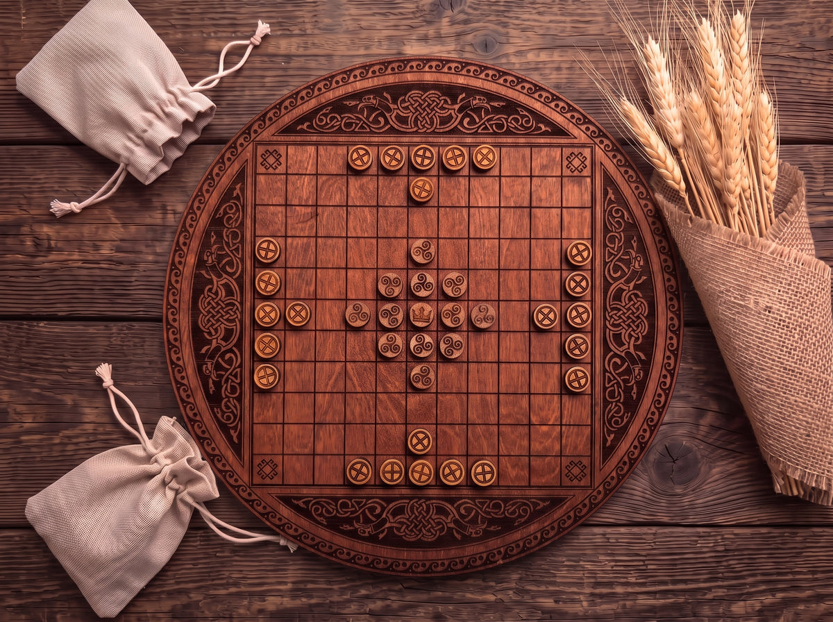 Round Viking Chess