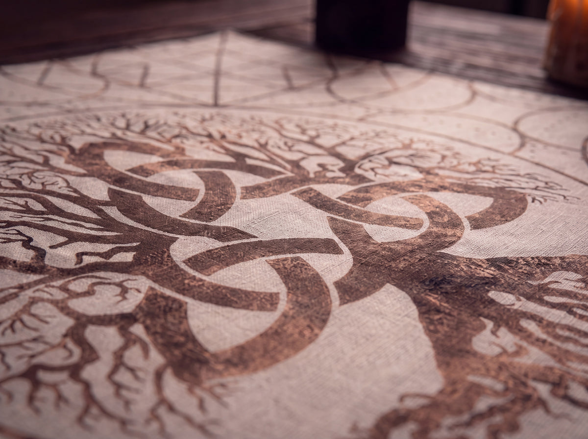 Norse Runic Altar Cloth