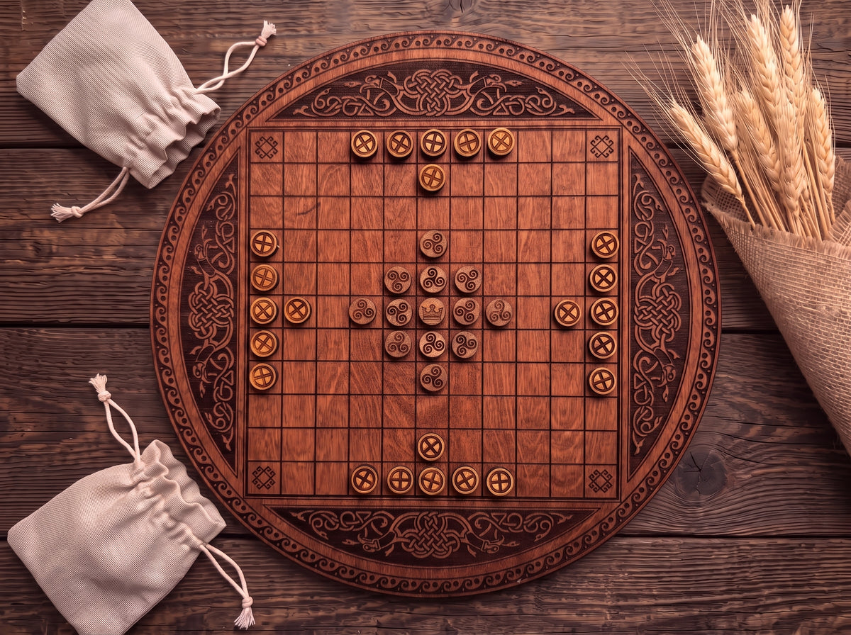 Round Viking Chess