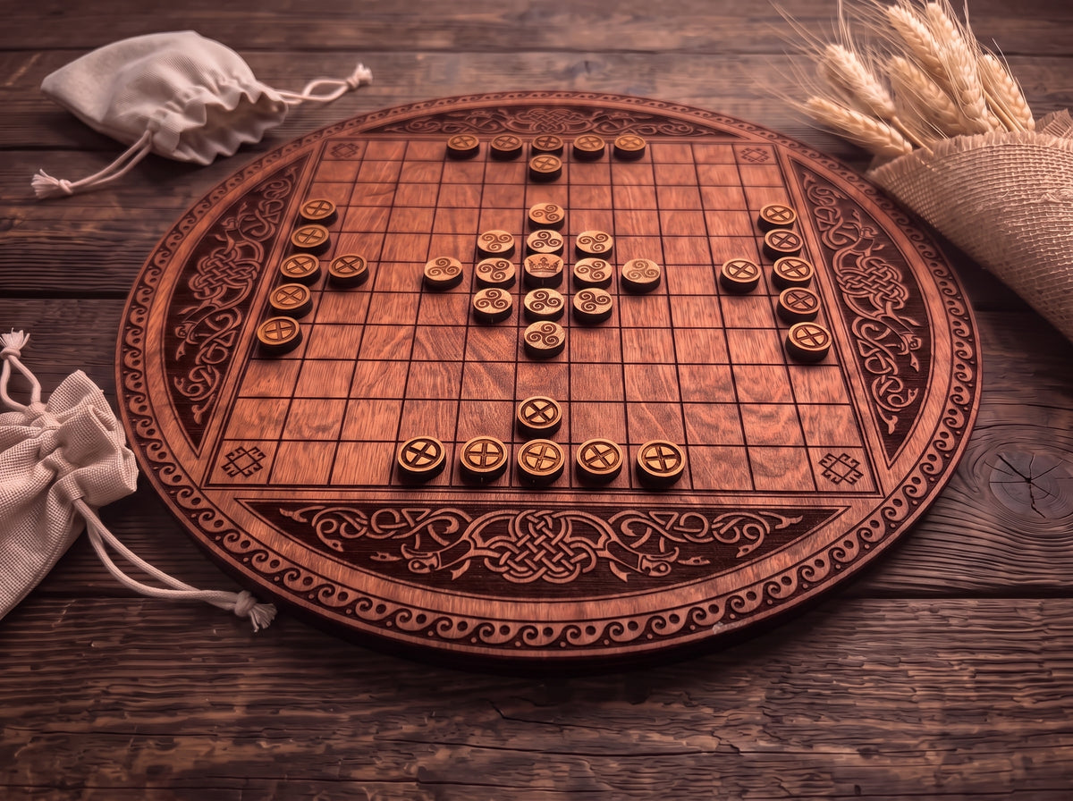 Round Viking Chess