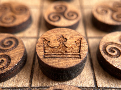 Round Hnefatafl Set