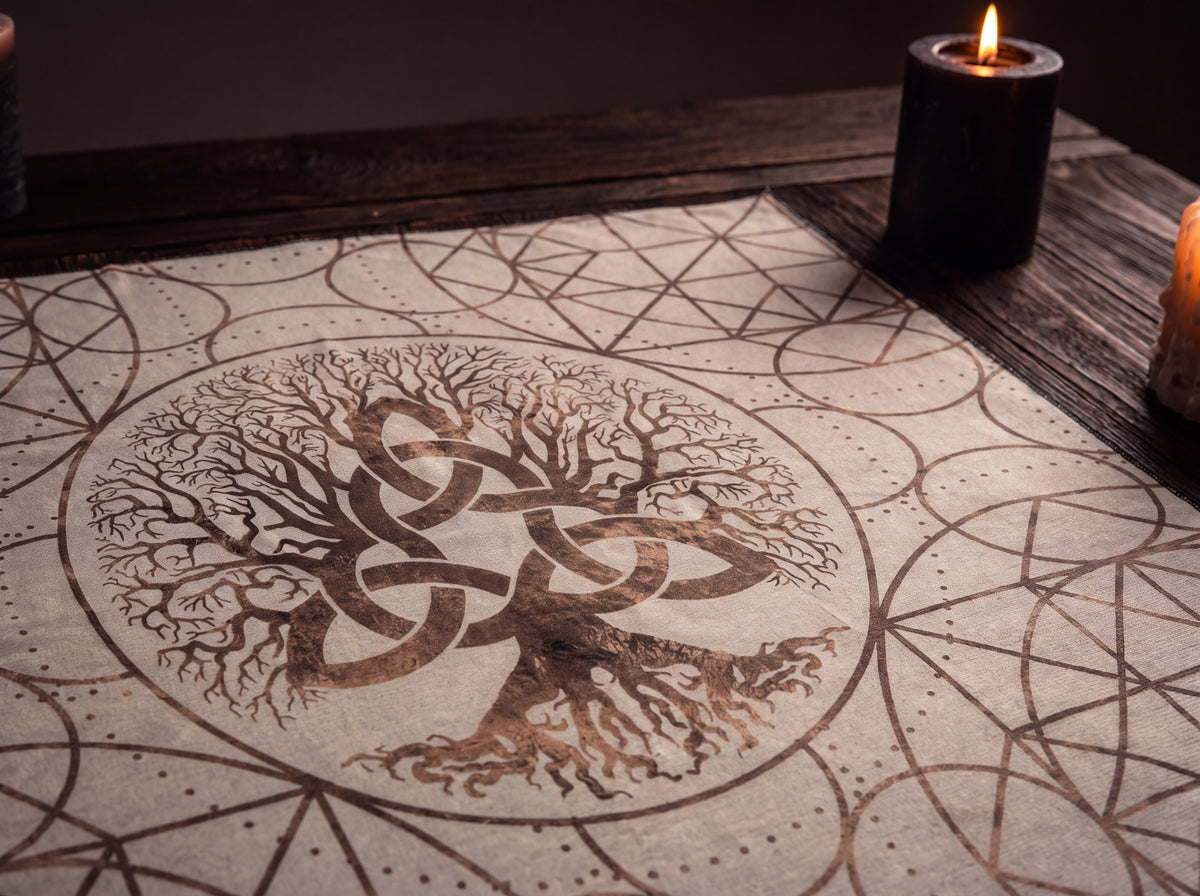 Norse Runic Altar Cloth