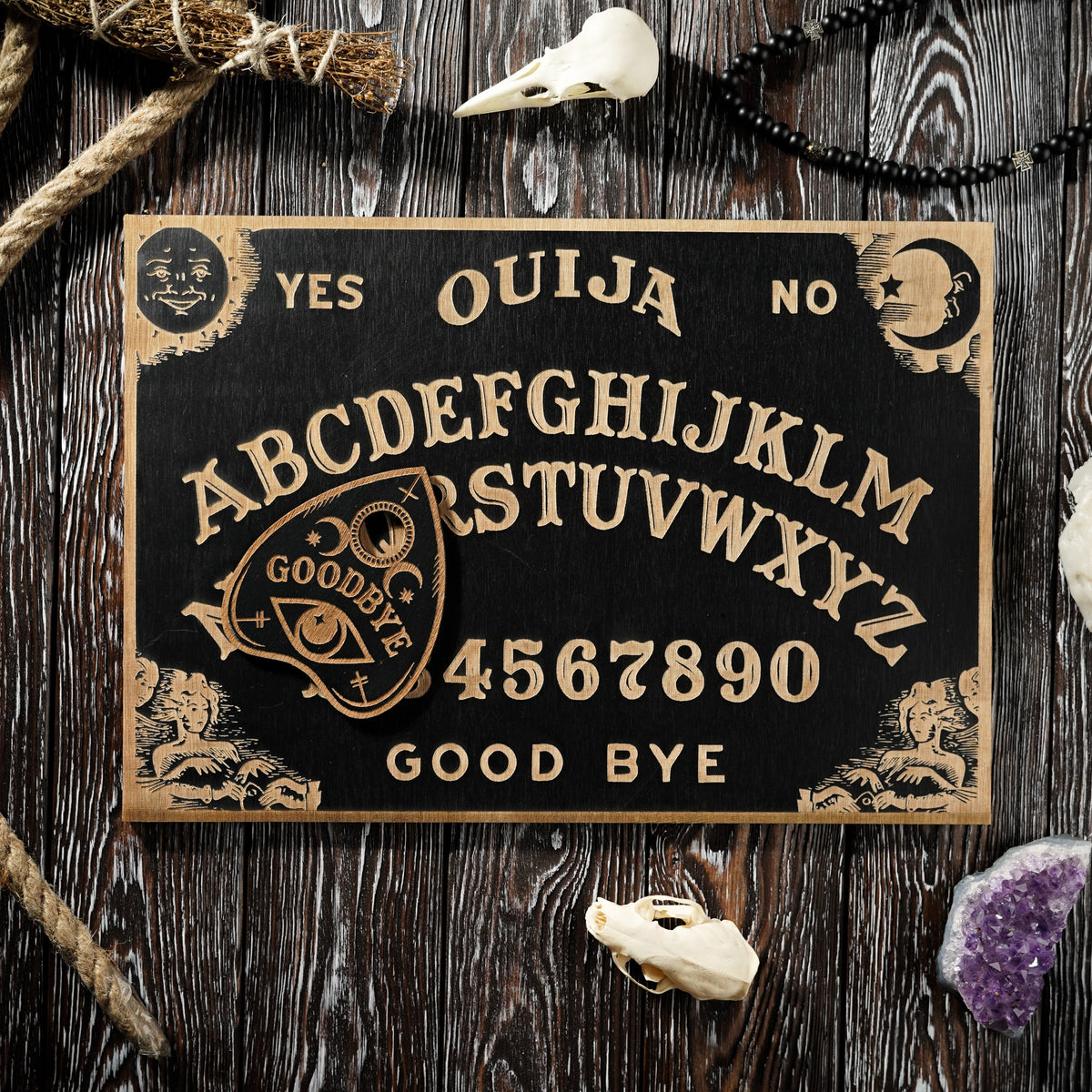 black ouija board