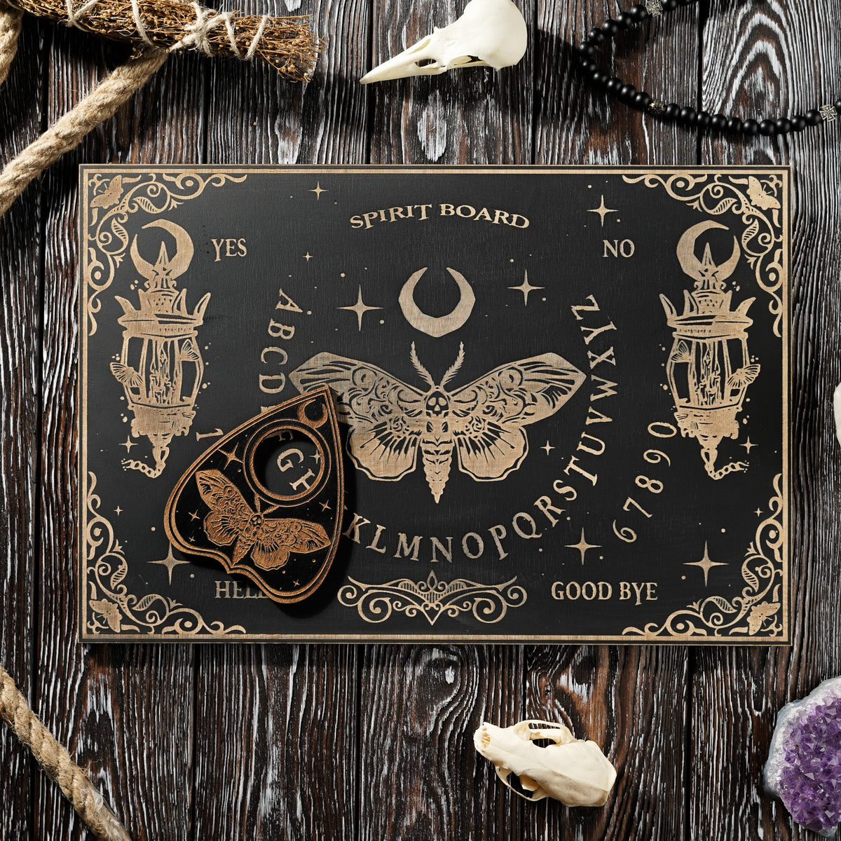 black divination board