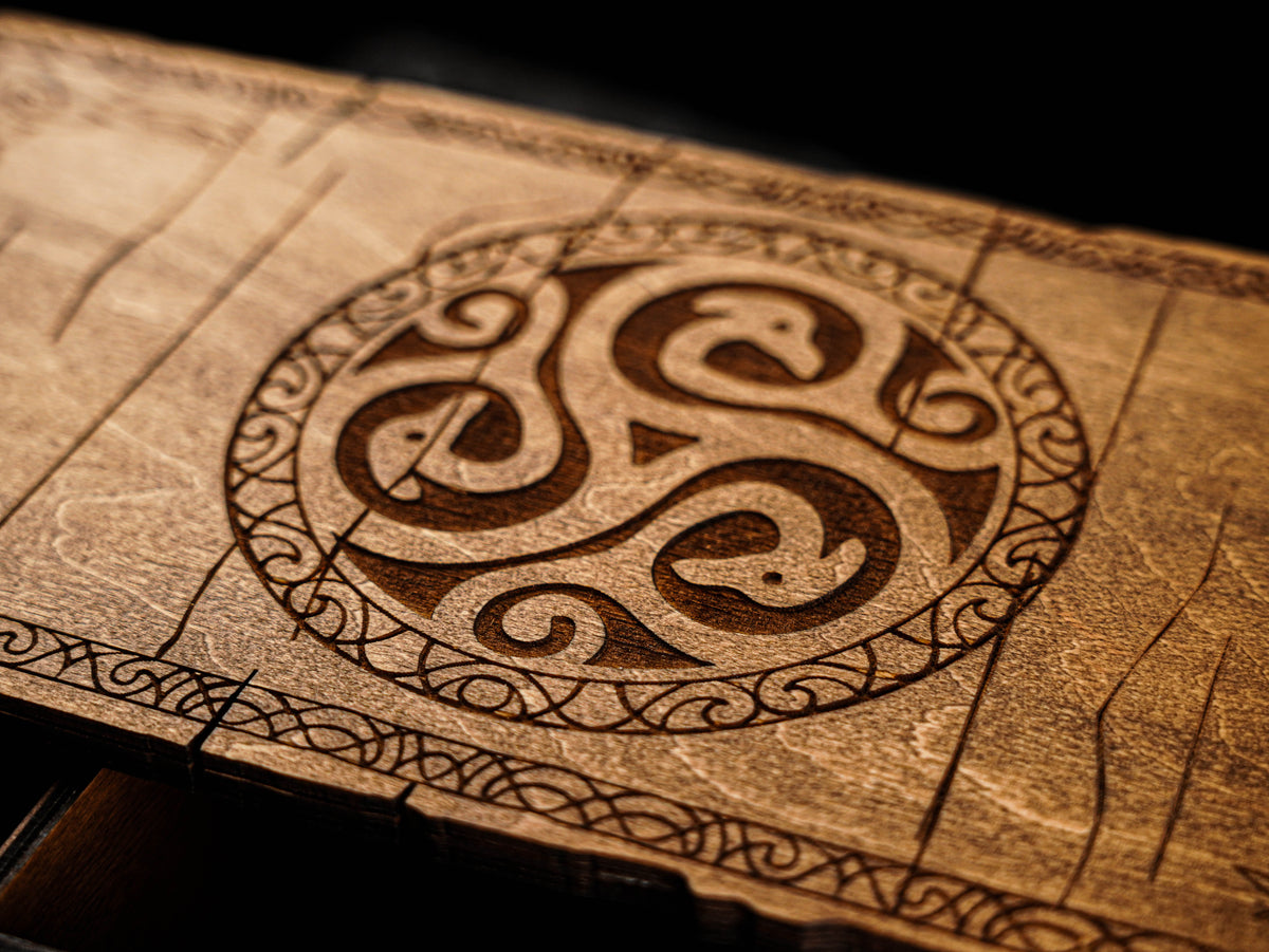 engraved celtic altar