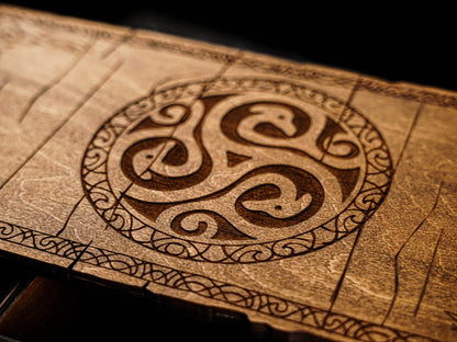 engraved celtic altar