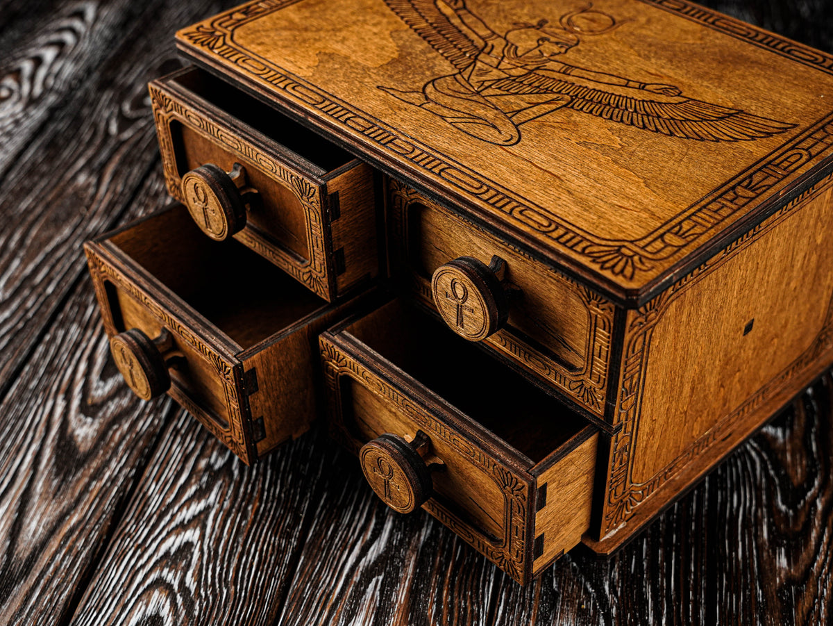 egyptian jewelry box