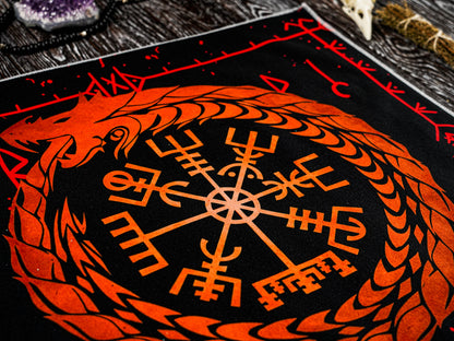 Vegvisir Altar Cloth