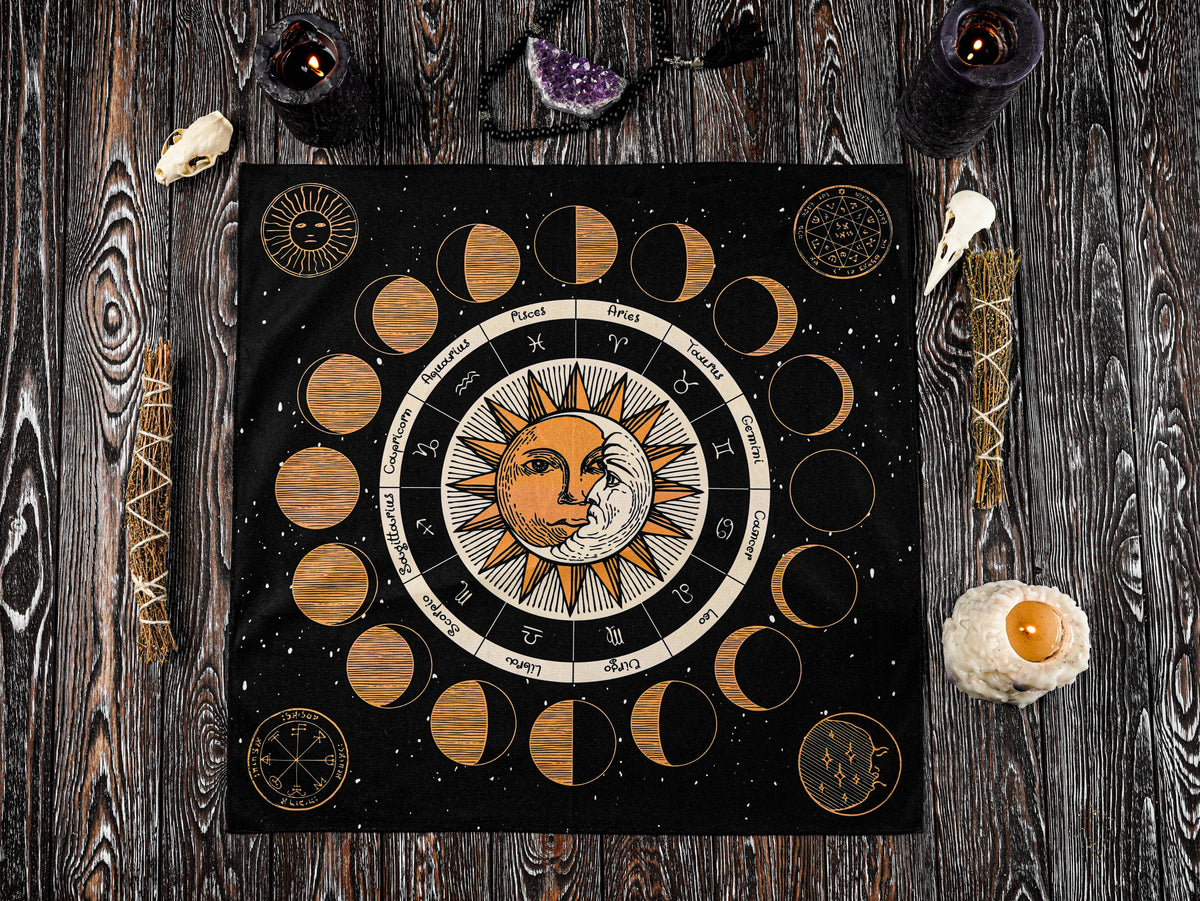 Moon Phases Cloth