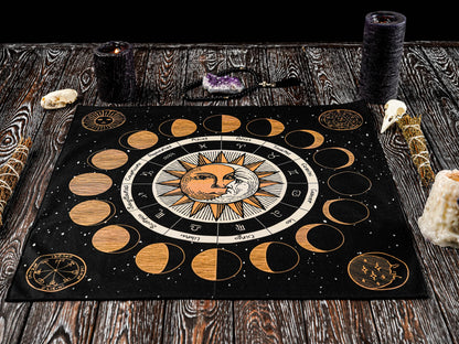 Moon Phases Cloth