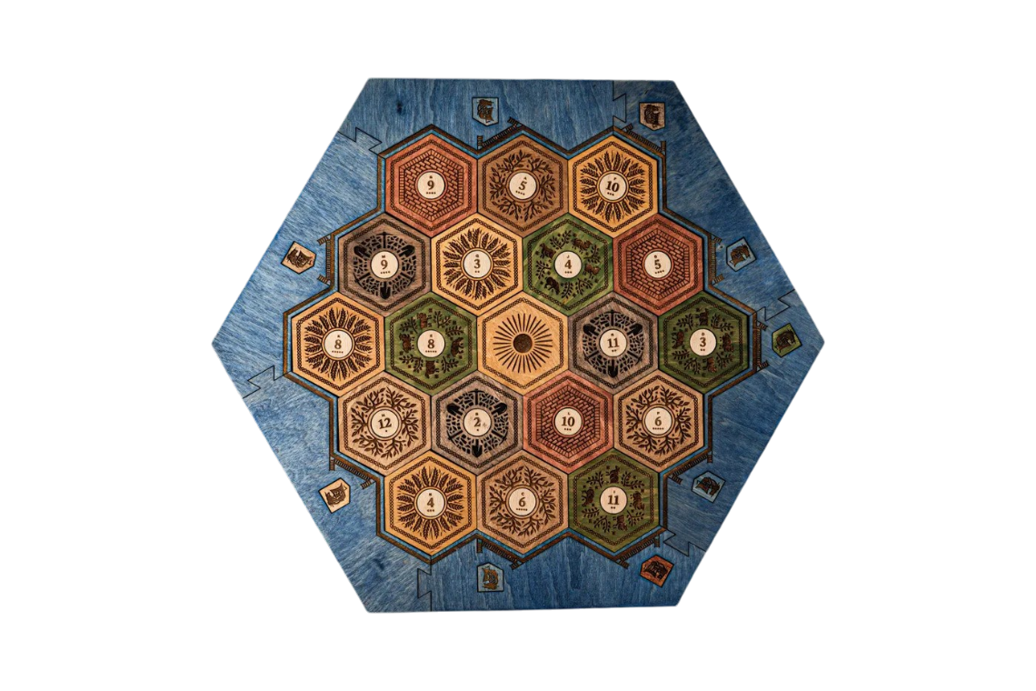 Wooden Catan Board