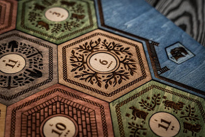 Wooden Catan Board