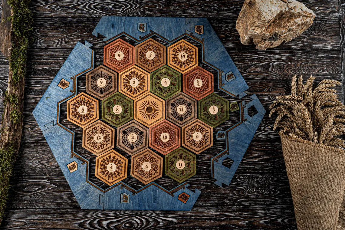Wooden Catan Board