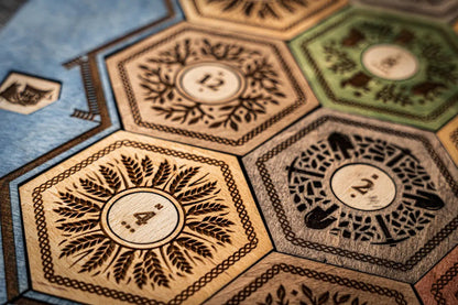 Wooden Catan Board