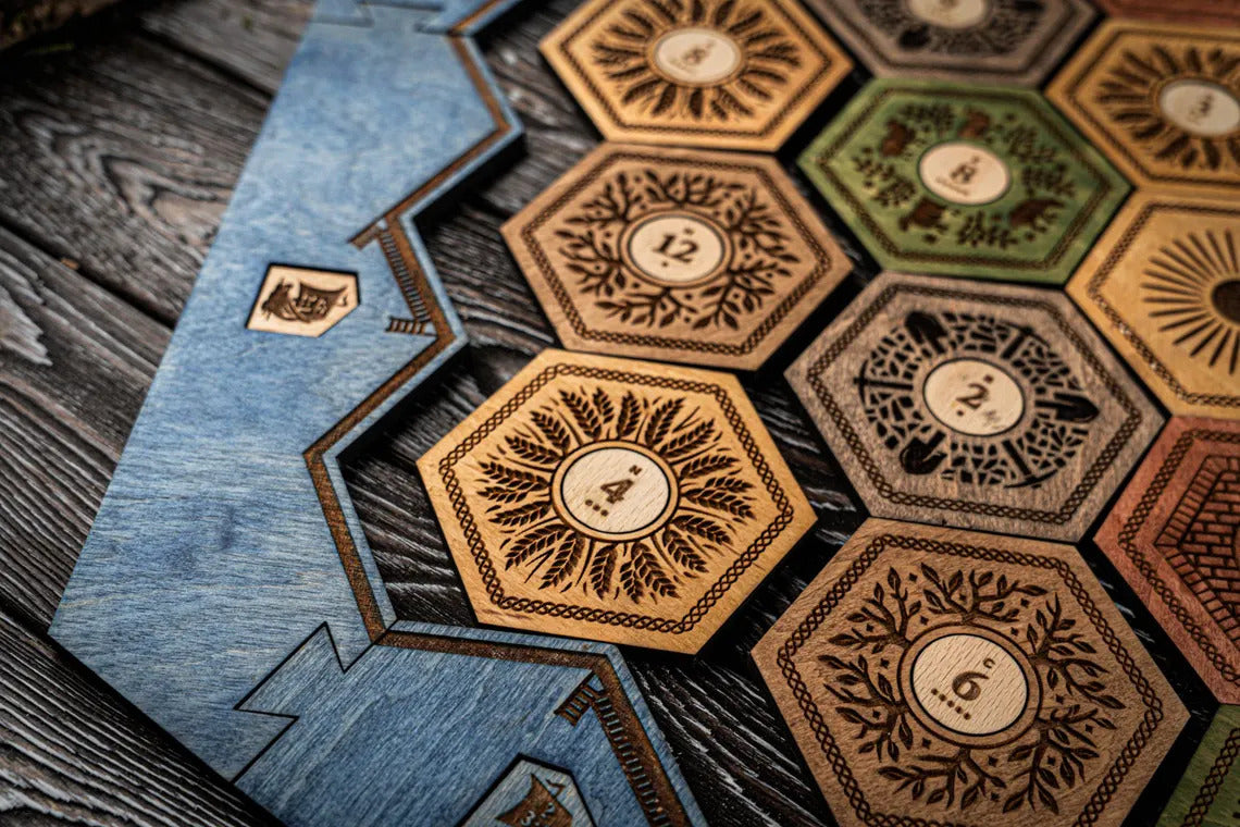 Wooden Catan Board