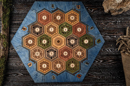 Wooden Catan Board