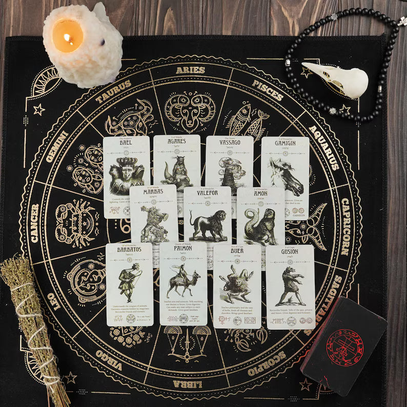 Goetia Demons Tarot Deck