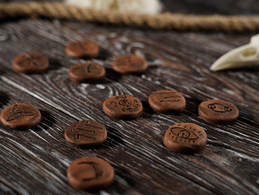 Wiccan Runes Set
