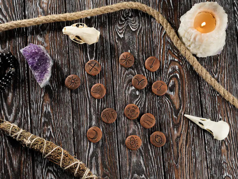 Wiccan Runes Set