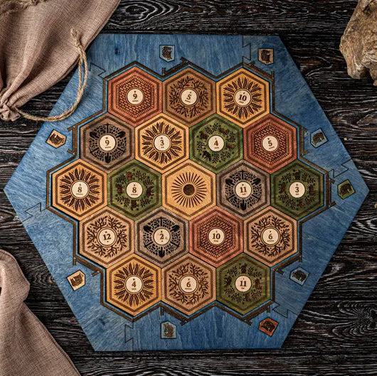 Wooden Catan Board