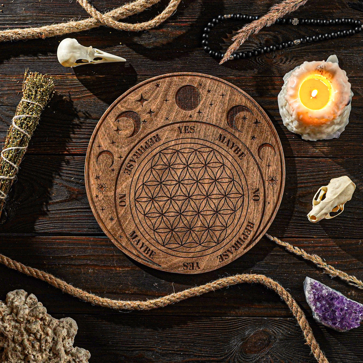 Flower of Life Pendulum Board