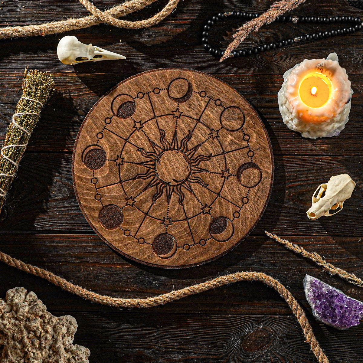wooden lunar calendar