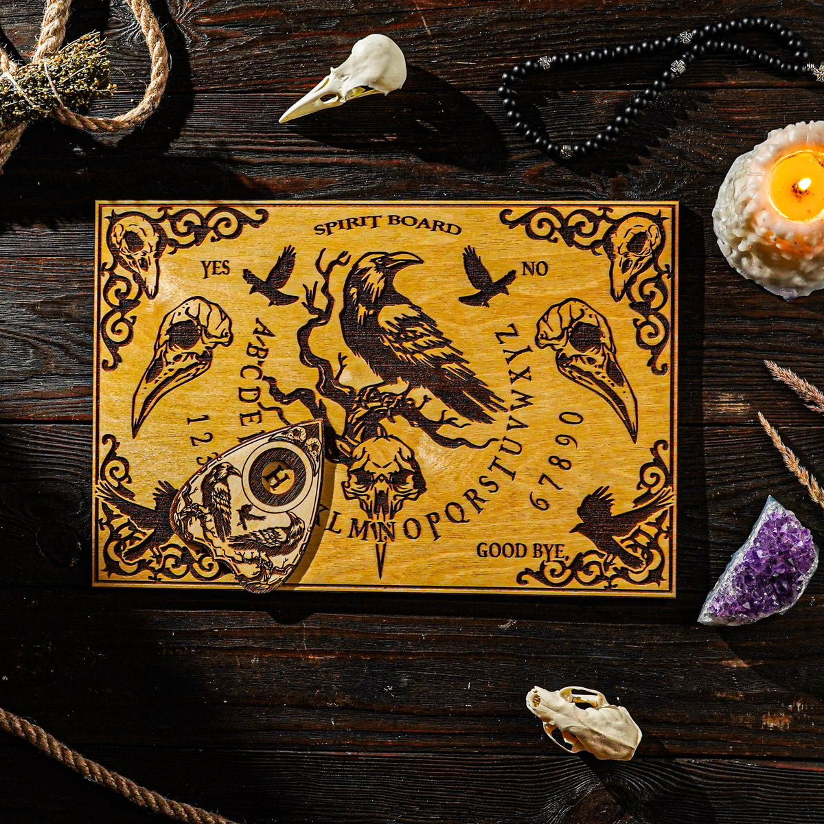 Raven Ouija board