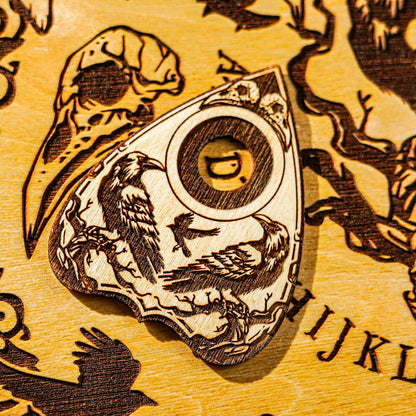 Wooden planchette